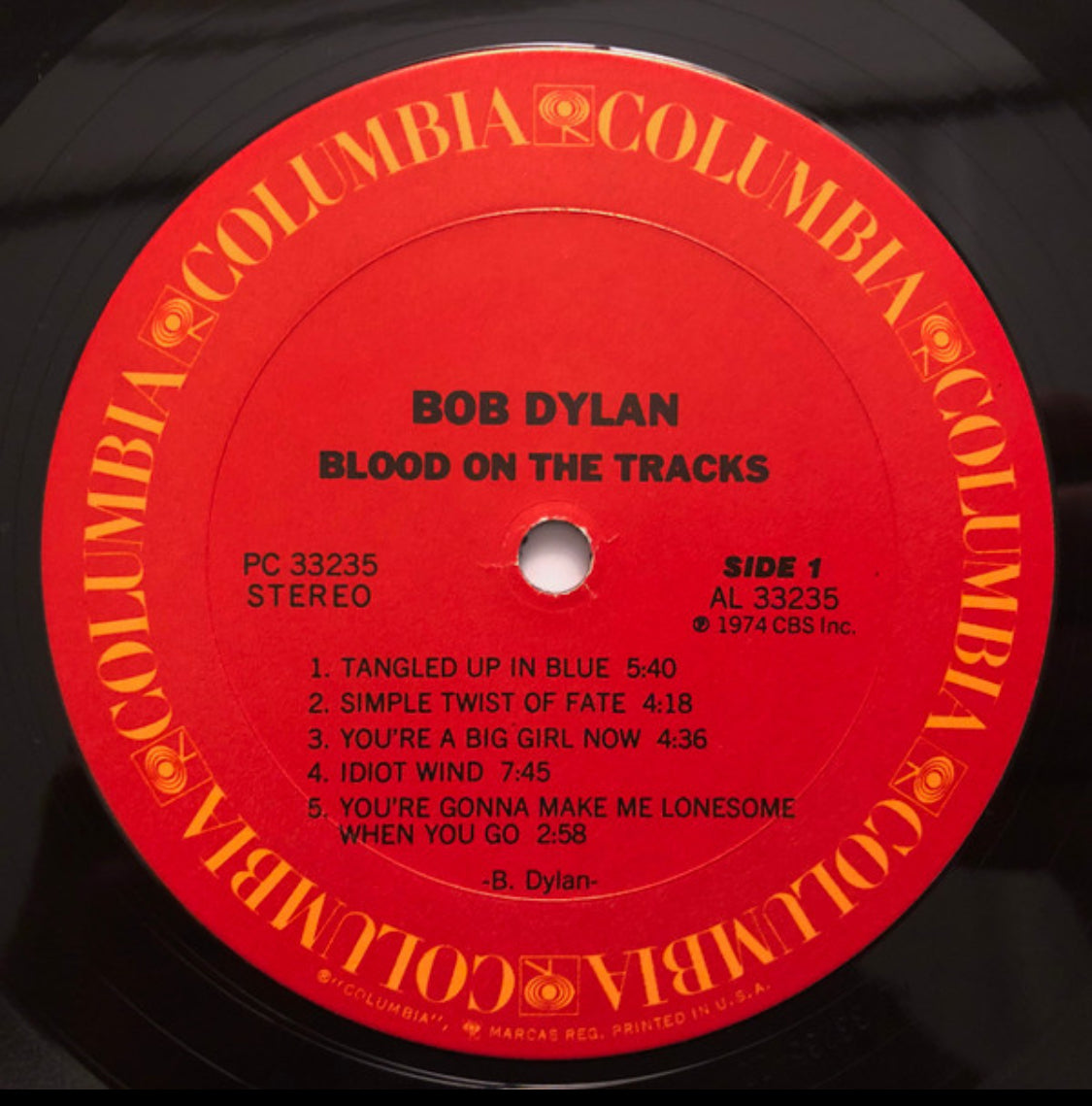 Blood on the Tracks - Bob Dylan