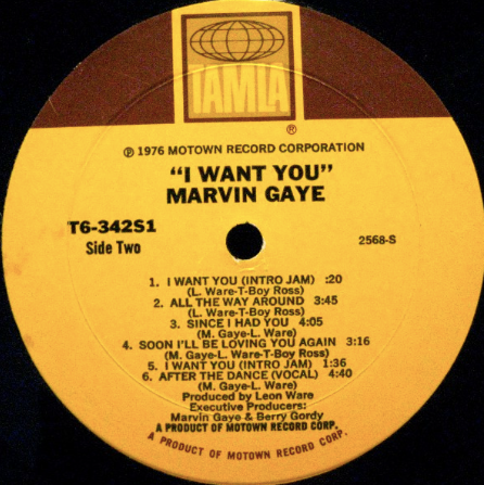 I Want You - Marvin Gaye